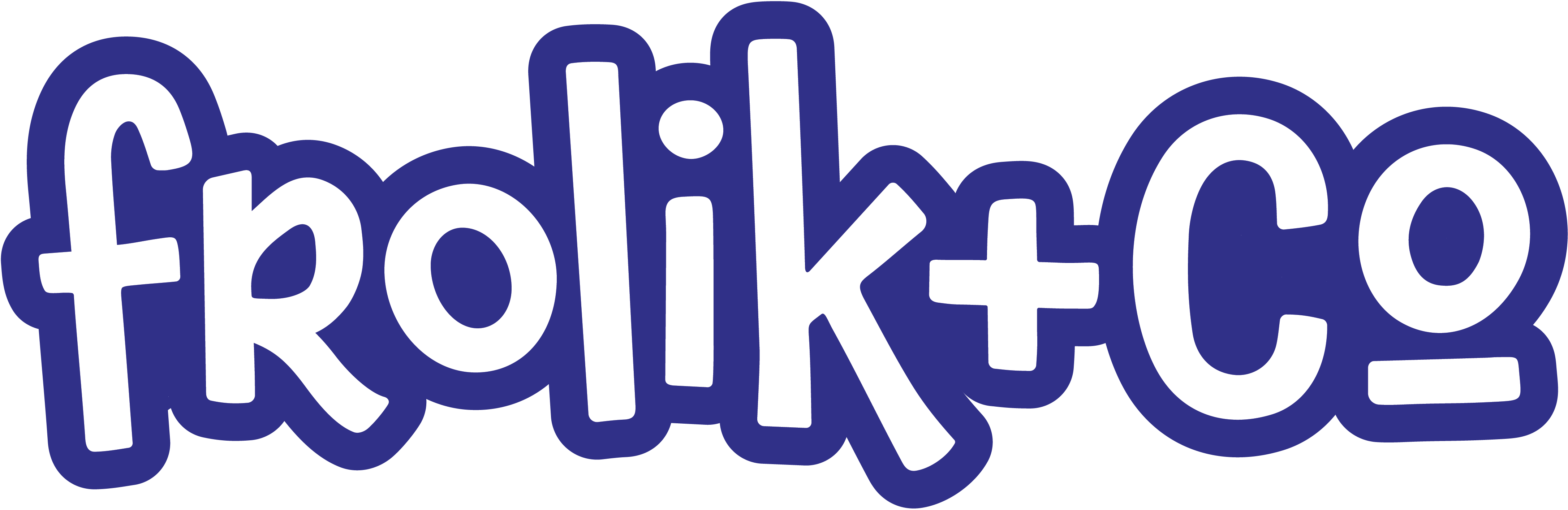 Frolik+Co logo – Teething relief for babies.
