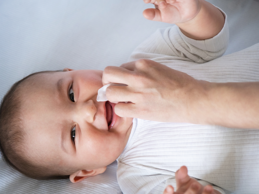 Baby teething and with a cold