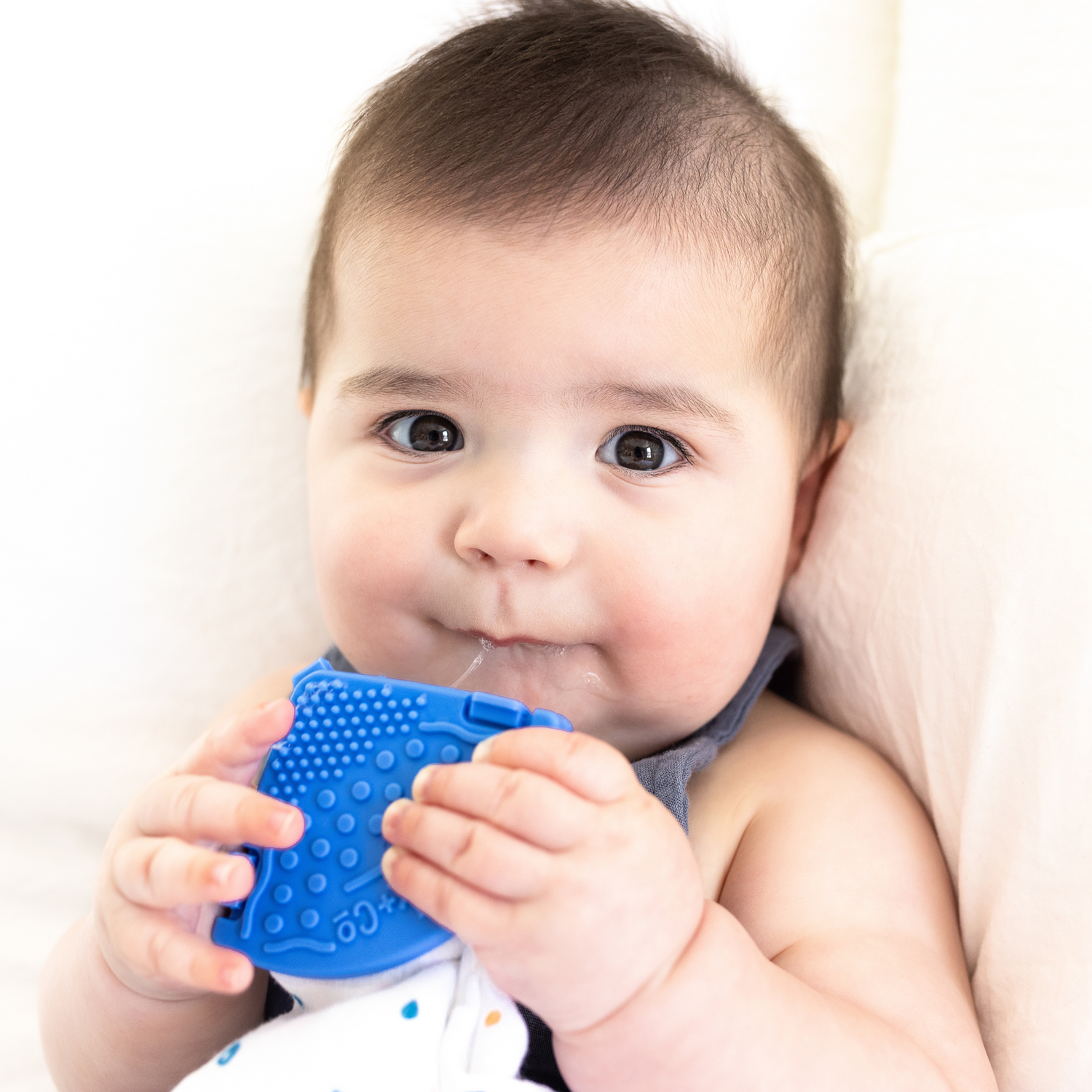 Denim Blue Toothy Teether