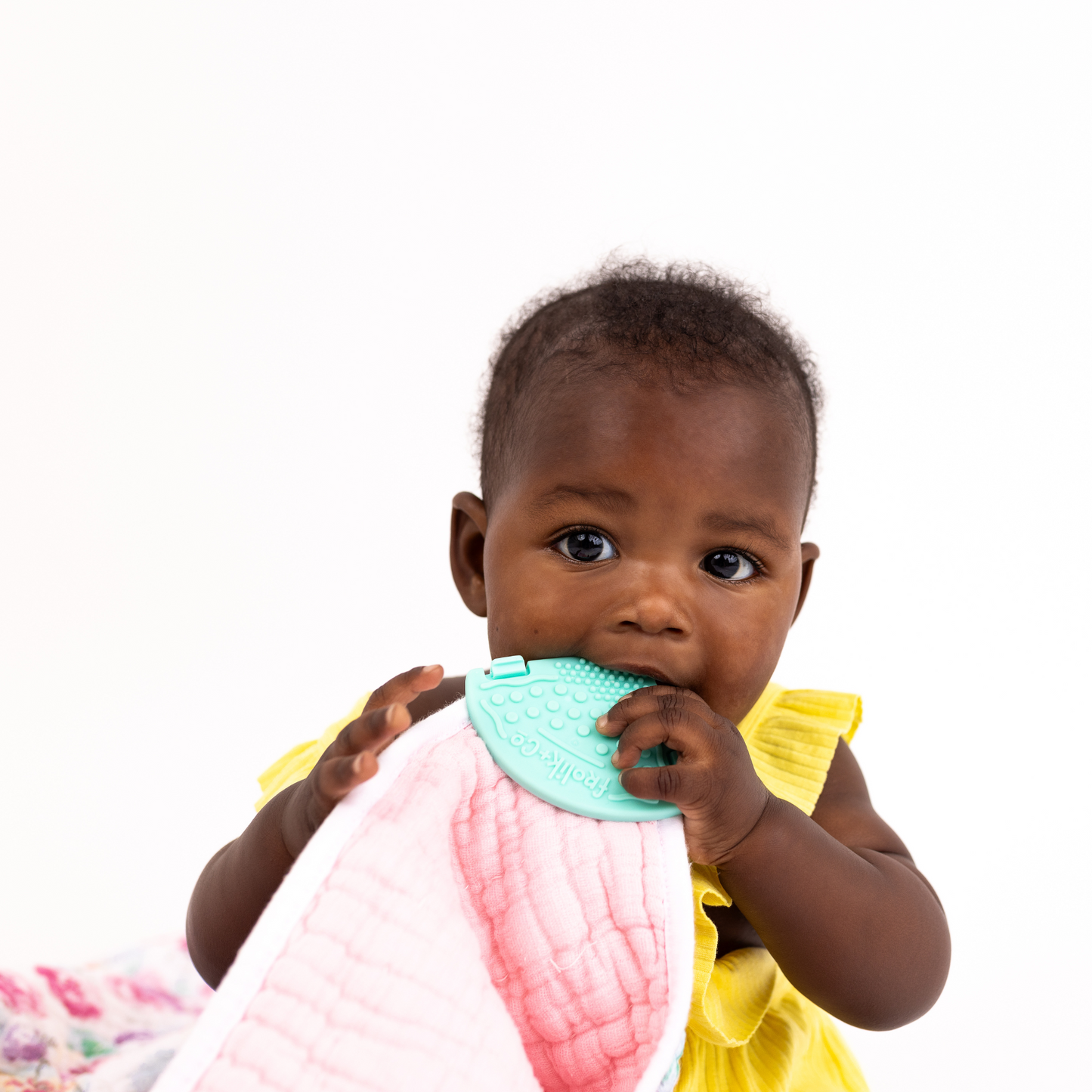 Cool Turquoise Toothi teether – Calming relief for babies.