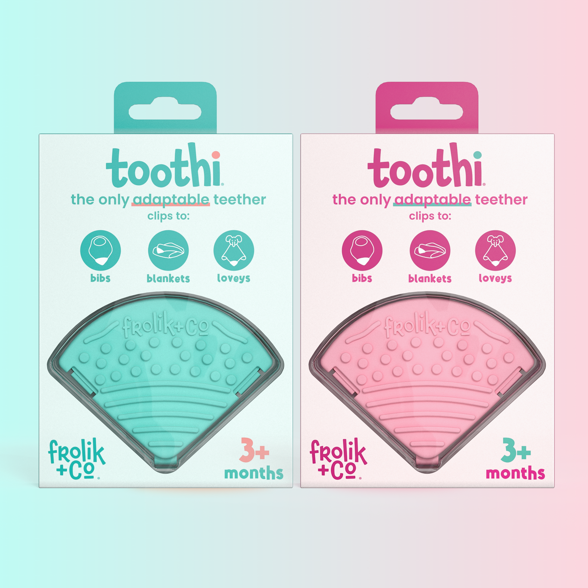 Bright Toothi teether – Stylish and soothing for teething.