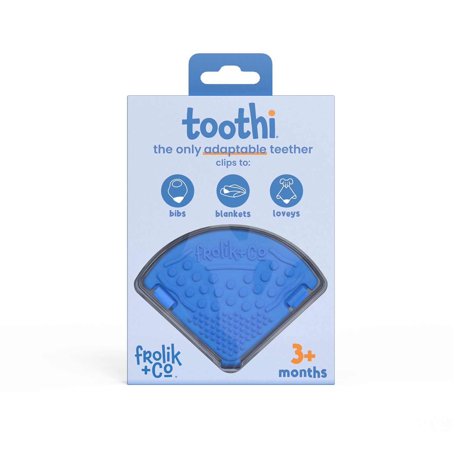 Blue Toothi teether pack – Soothing, stylish teething set.