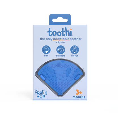 Blue Toothi teether pack – Soothing, stylish teething set.