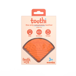 Orange Toothi teether pack – Colorful, soothing teething set.