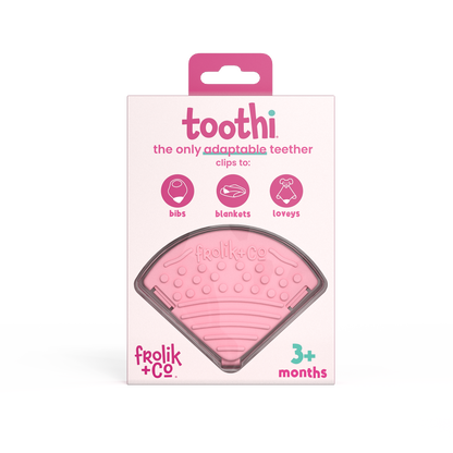 Pink Toothi teether pack – Gentle, calming relief for babies.