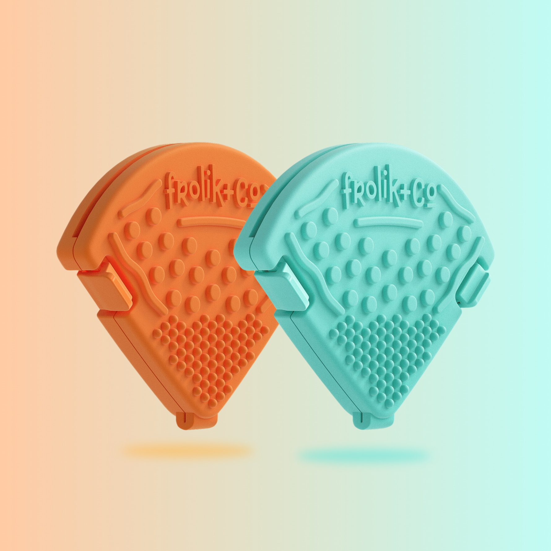 Pastel Toothi teether – Gentle relief for teething infants.