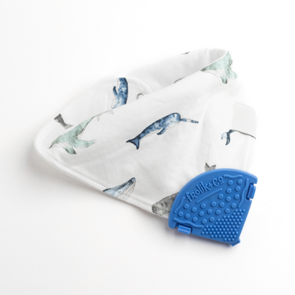 Denim Blue Toothi teether – Gentle relief in a cool design.