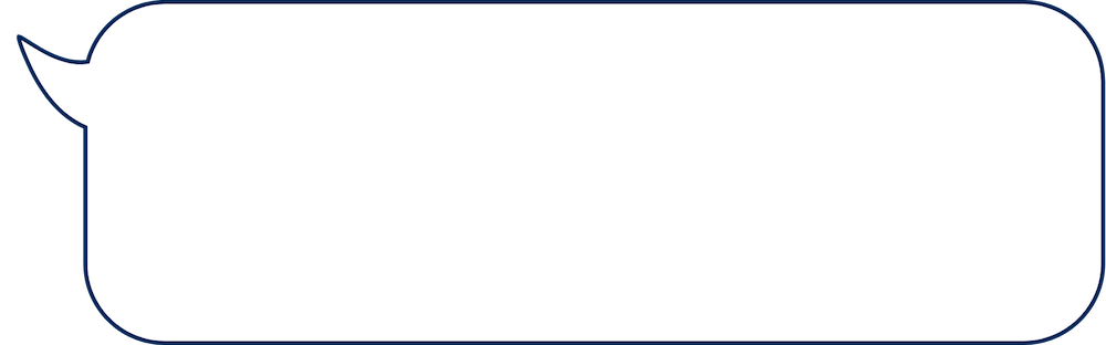 Empty text message bubble