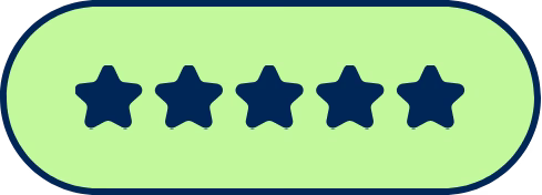 Graphic of a five-star rating